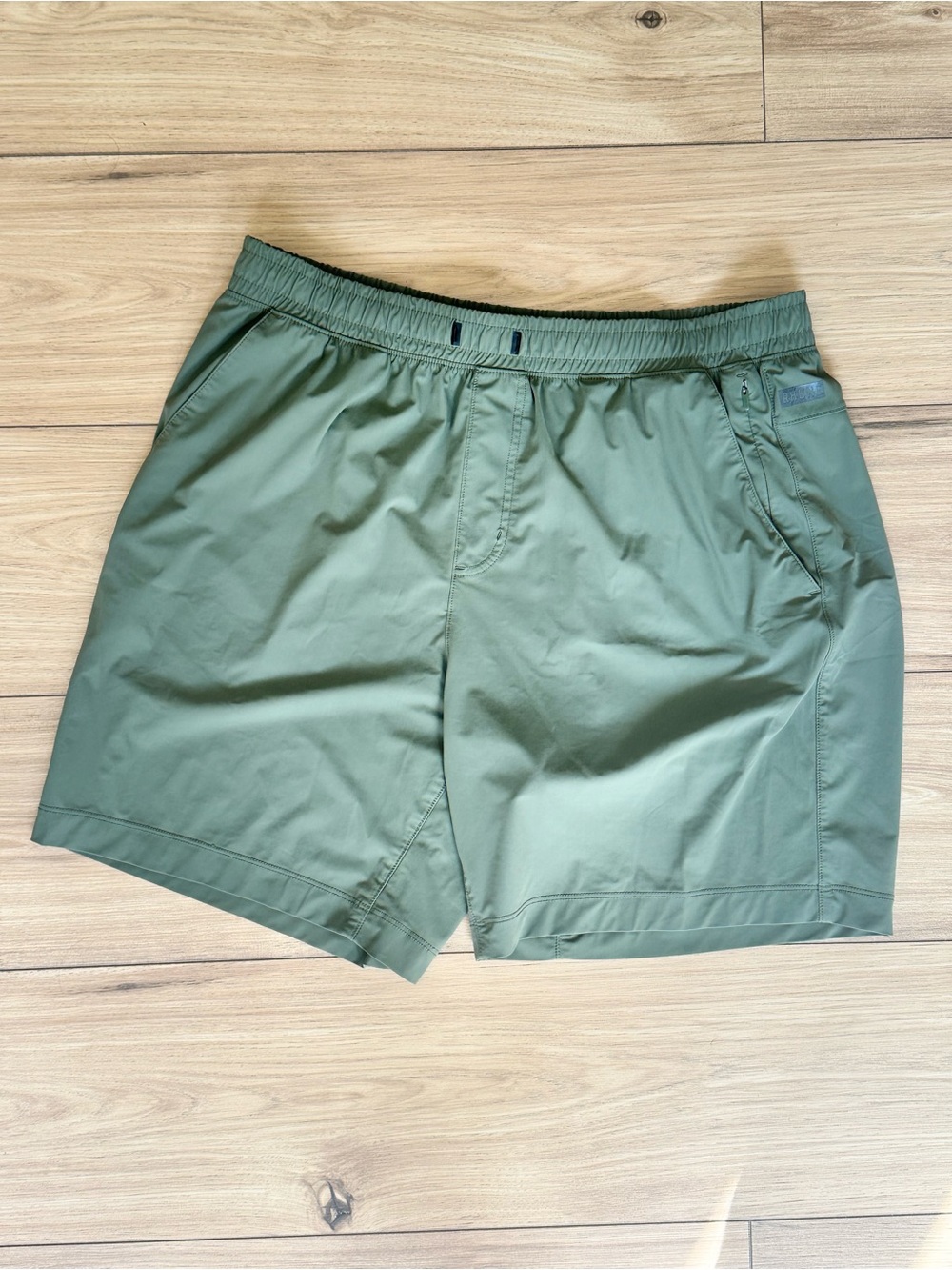 Rhone Green Athletic Shorts